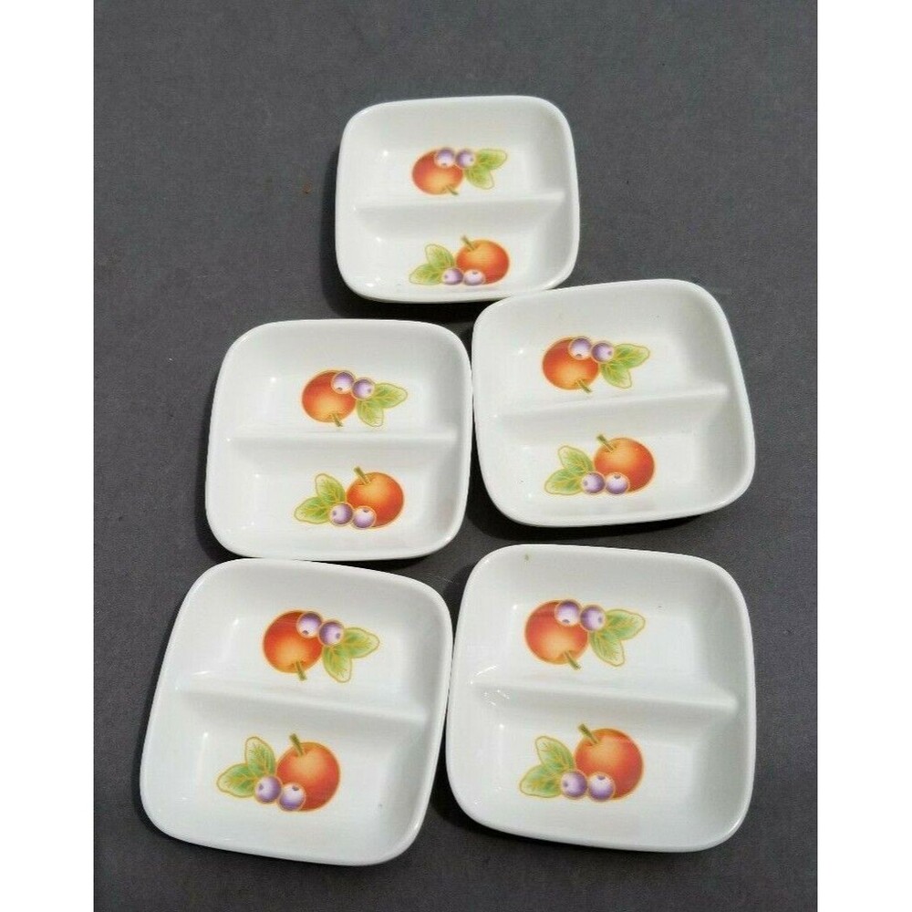 Sushi Soy Sauce Wasabi Dipping Asian Dish Plates Chopstick Rest Shunta